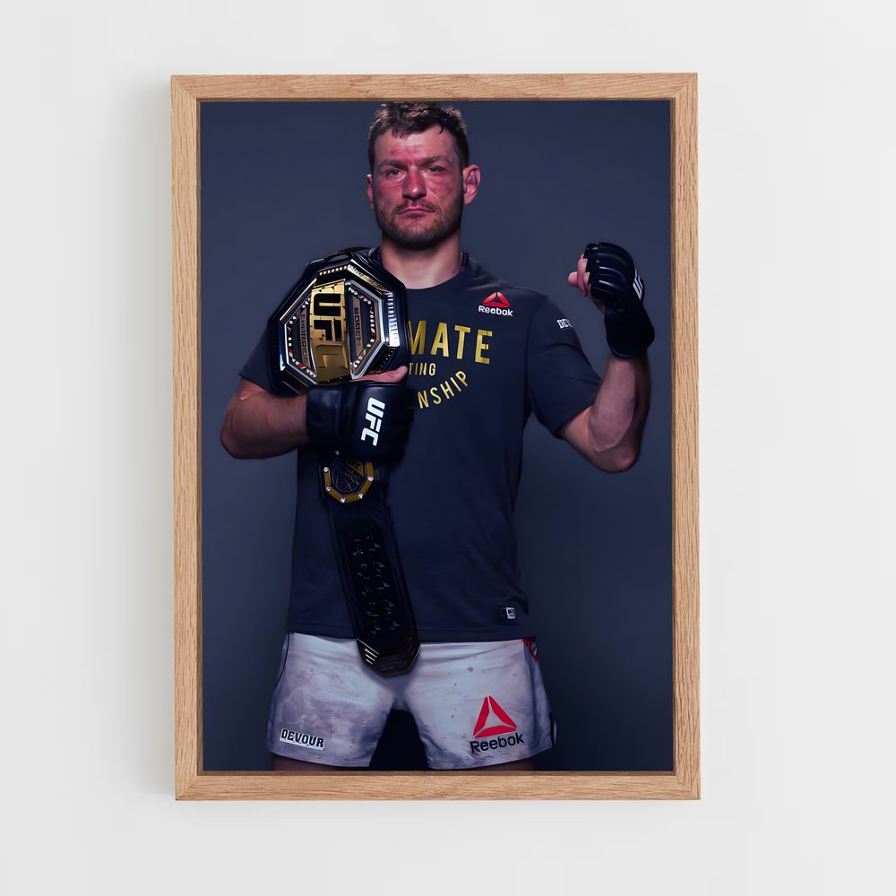 Poster Champion des Octogones – affiche MMA (vue 4)